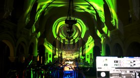 Snippets from Mezame/Ambient Church: Charlemagne Palestine (sound) & Paloma Kop (visuals), 2026