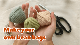 How to make Tunisian crochet bean bags (Gentle Living Shop)