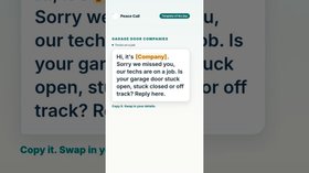 Garage Door Missed Call Text: Stuck Open, Closed or Off Track?