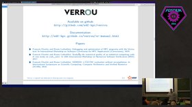 Verrou : a valgrind tool dedicated to floating point error diagnosis