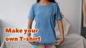 How to make your own simple 2-seam T-shirt (Gentle Living Shop)